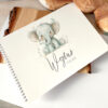 Personalizowany album dla dziecka z imieniem slonik